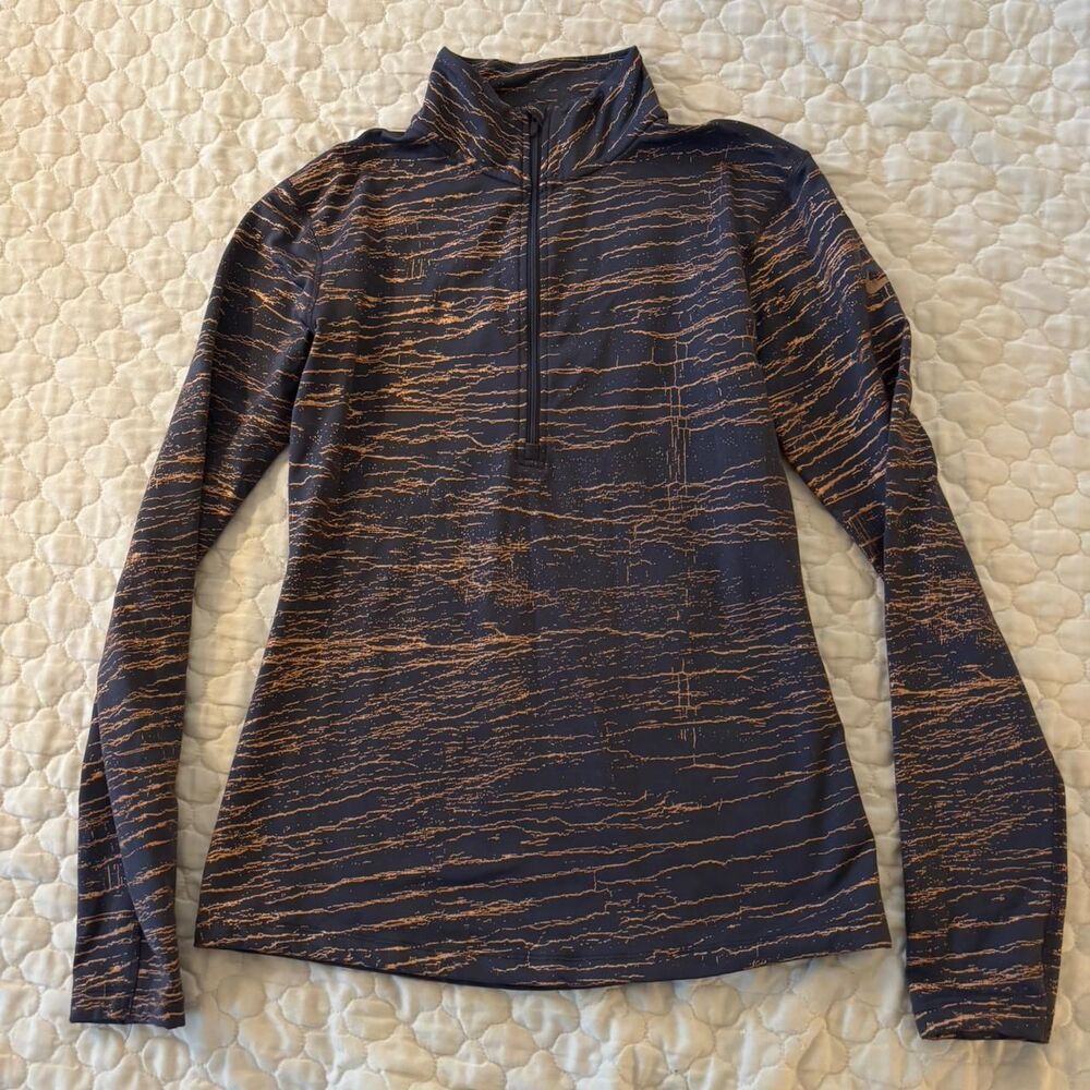 Nike Women's Dri-Fit Pullover Copper Size L Outdoor Hiking